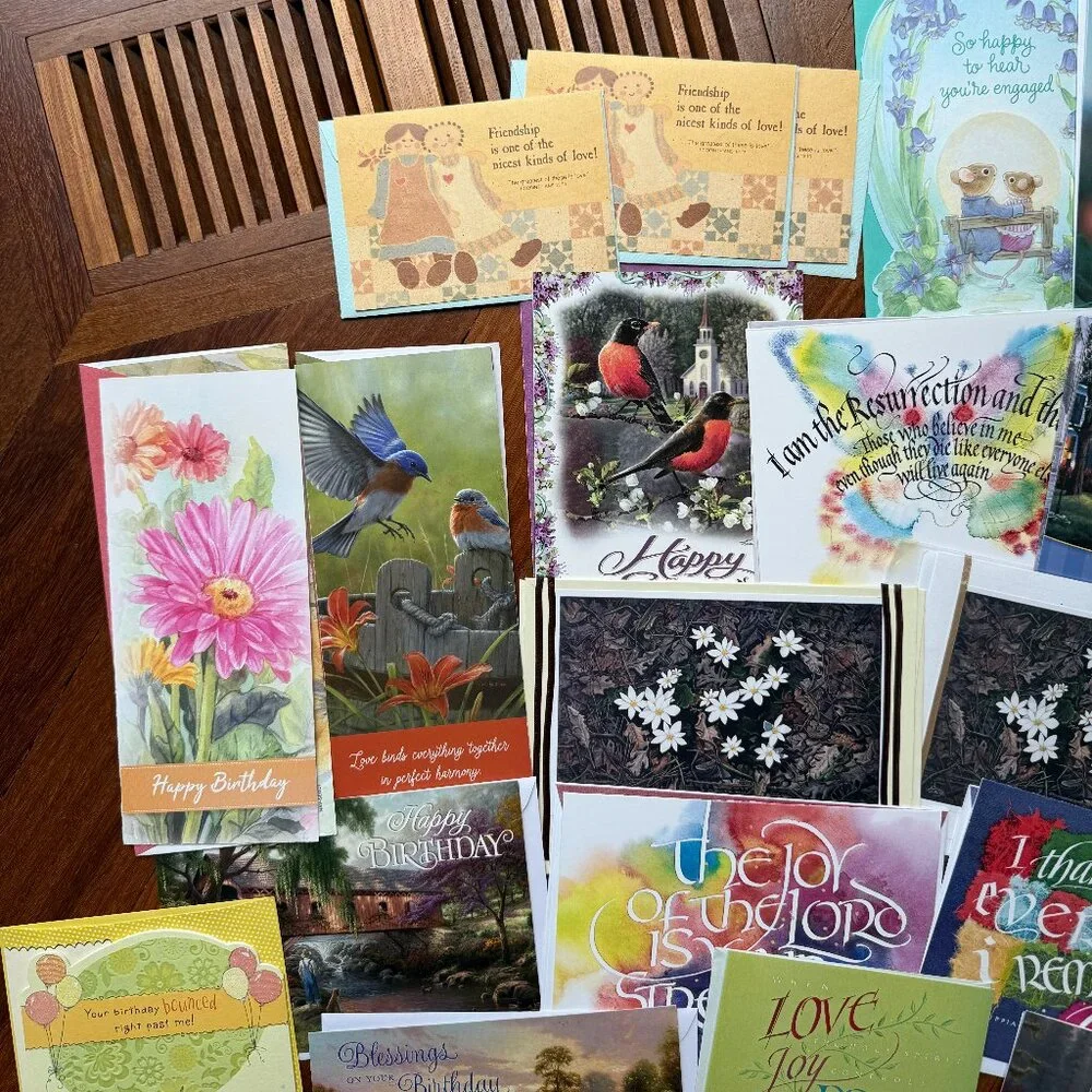 42 Assorted Christian Greeting Cards - NEW